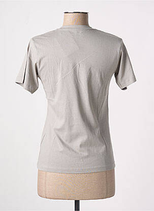 Tricou croială cambrată mâneci scurte gri SLAZENGER femeie