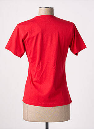 Tricou croială cambrată mâneci scurte roșu SLAZENGER femeie