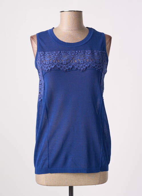 Pulover guler rotund fără mâneci albastru MADO ET LES AUTRES femme