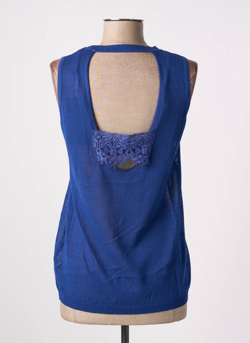 Pulover guler rotund fără mâneci albastru MADO ET LES AUTRES femme