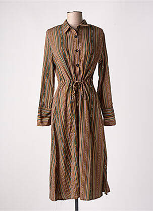 Rochie midi maro SKATÏE femeie