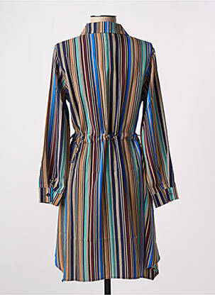 Rochie midi mâneci lungi mâneci lungi albastru MEISÏE femeie