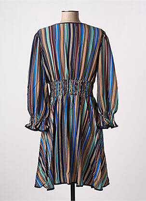 Rochie midi mâneci lungi mâneci lungi albastru MEISÏE femeie