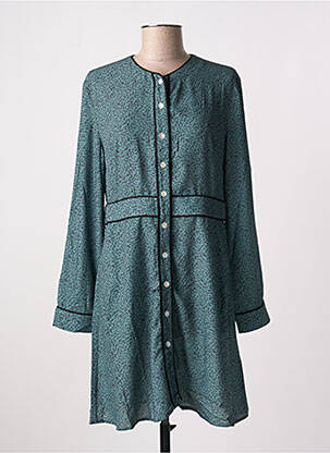 Rochie scurtă mâneci lungi mâneci lungi verde SKATÏE femeie