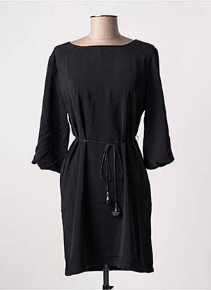 Rochie scurtă mâneci 3/4 mâneci 3/4 negru SKATÏE femeie