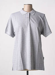Polo elasticitate mâneci scurte gri SLAZENGER femme