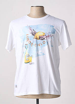 Tricou alb EDWEEN PEARSON bărbat