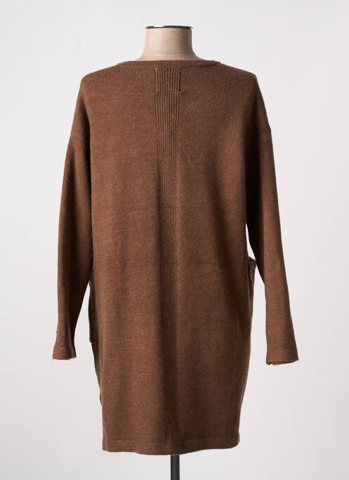 Vestă cu mâneci lungi maro MEISÏE femeie