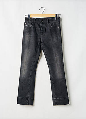 Blugi cu croială dreaptă negru EMPORIO ARMANI femeie