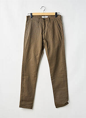 Pantalon chino elasticitate mărime normală verde CELIO bărbat