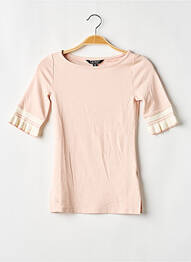 Tricou elasticitate mâneci scurte roz RALPH LAUREN femeie