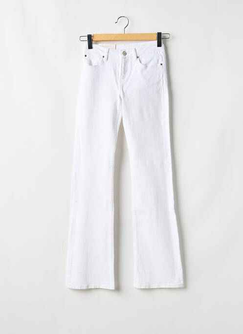 Blugi cu croială evazată alb REIKO femeie