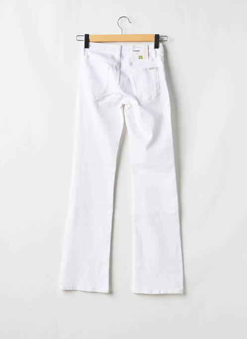 Blugi cu croială evazată alb REIKO femeie