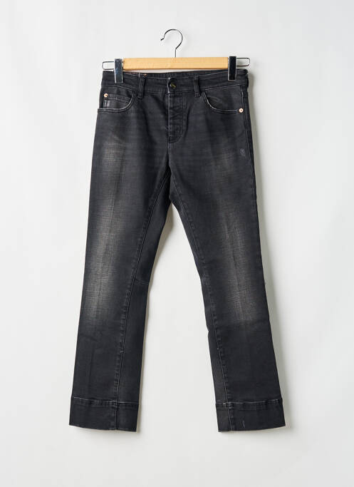 Blugi cu croială dreaptă negru EMPORIO ARMANI femeie