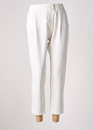 Pantalon 7/8 alb REIKO femeie