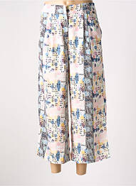 Pantalon 7/8 talie înaltă talie înaltă roz VICTORIO & LUCCHINO femme