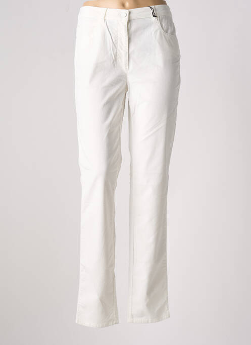Pantalon slim alb CAROLL femeie