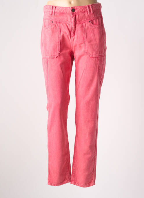 Pantalon drept roz ONE STEP femeie