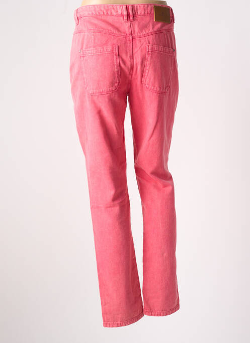 Pantalon drept roz ONE STEP femeie
