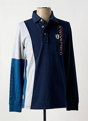 Polo mâneci lungi mâneci lungi albastru STATE OF ART bărbat