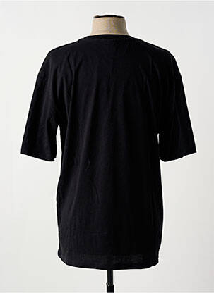 Tricou croială dreaptă mâneci scurte negru DEFACTO bărbat