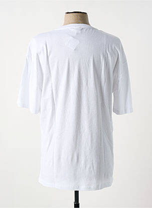 Tricou croială dreaptă mâneci scurte alb DEFACTO bărbat