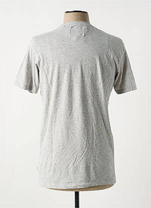 Tricou croială dreaptă mâneci scurte gri SIX VALVES bărbat