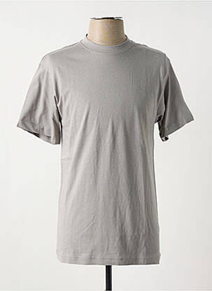 Tricou țesătură melanj mâneci scurte gri SLAZENGER bărbat
