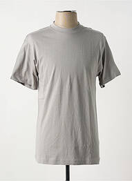 Tricou croială cambrată mâneci scurte gri SLAZENGER homme