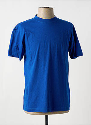 Tricou țesătură melanj mâneci scurte albastru SLAZENGER bărbat