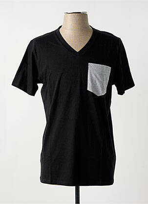 Tricou croială dreaptă mâneci scurte negru SLAZENGER bărbat