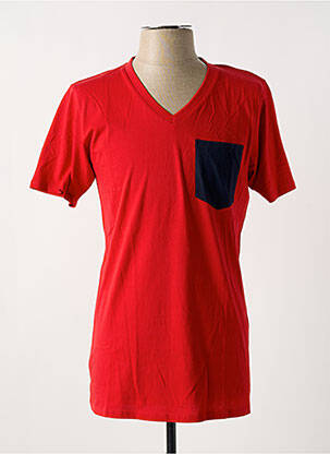 Tricou croială dreaptă mâneci scurte roșu SLAZENGER bărbat