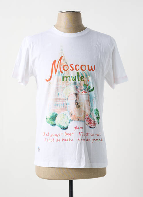 Tricou alb EDWEEN PEARSON bărbat