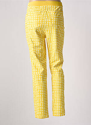 Pantalon drept talie elastică mărime normală galben RALPH LAUREN femeie