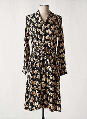 Rochie midi bej PRINCESSE NOMADE femeie