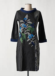 Rochie scurtă mâneci 3/4 mâneci 3/4 gri MAMATAYOE femme