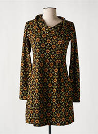 Rochie scurtă mâneci lungi mâneci lungi maro LINGAM femme