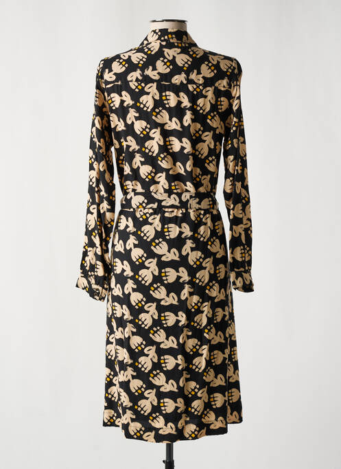 Rochie midi bej PRINCESSE NOMADE femeie