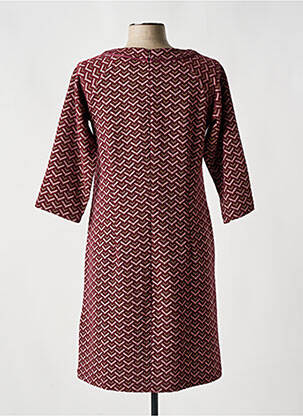 Rochie midi mâneci 3/4 mâneci 3/4 roz MADEMOISELLE YEYE femeie