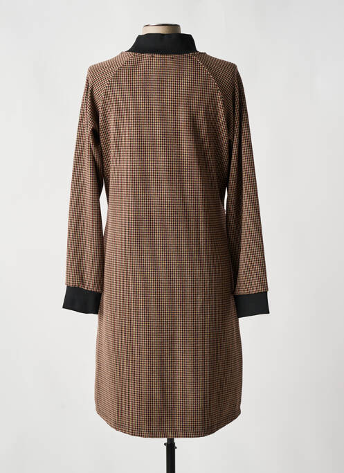 Rochie midi bej MADEMOISELLE YEYE femeie