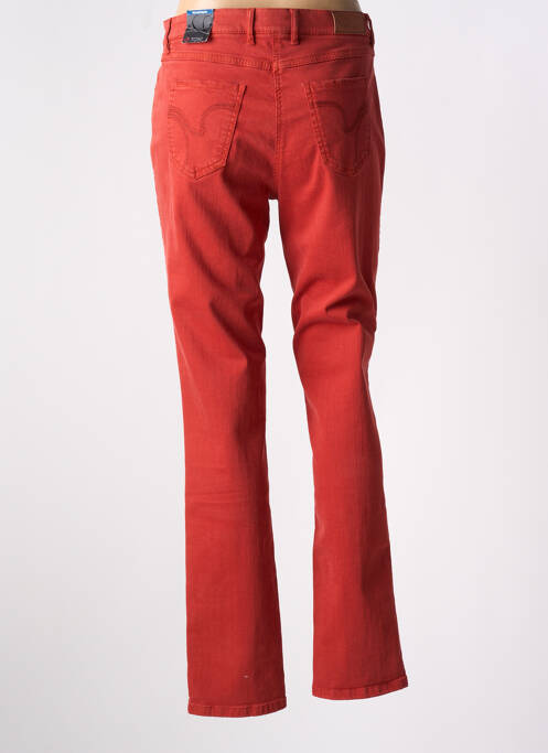 Blugi cu croială slim portocaliu TONI femeie