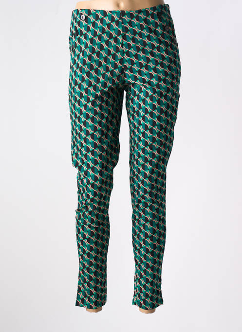 Pantalon 7/8 verde PRINCESSE NOMADE femeie