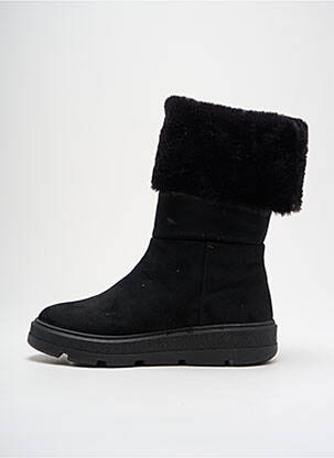 Botine/ghete umplută toc de 4 la 6 cm negru UNISA femeie