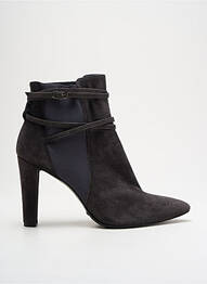 Botine/ghete vârf ascuțit toc de 7 la 9 cm gri STUART WEITZMAN femme