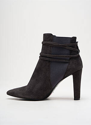 Botine/ghete vârf ascuțit toc de 7 la 9 cm gri STUART WEITZMAN femeie