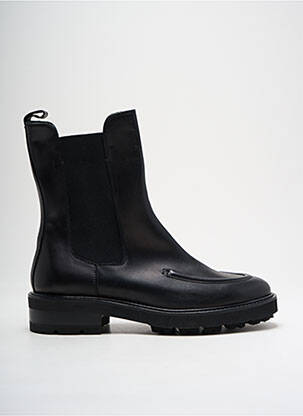 Botine/ghete material neted toc de 4 la 6 cm negru MAT:20 femeie