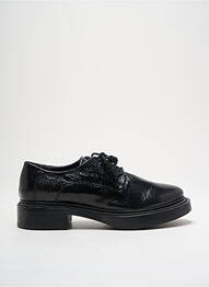 Derby-uri țesătură satinată toc plat până la 3 cm negru LILI MILL femme