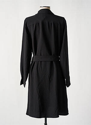 Rochie midi mâneci lungi mâneci lungi negru 45 femeie