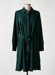 Rochie midi mâneci lungi mâneci lungi verde 45 femme