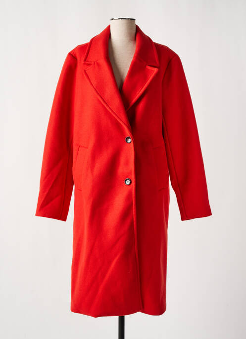 Palton lung roșu B.YOUNG femeie